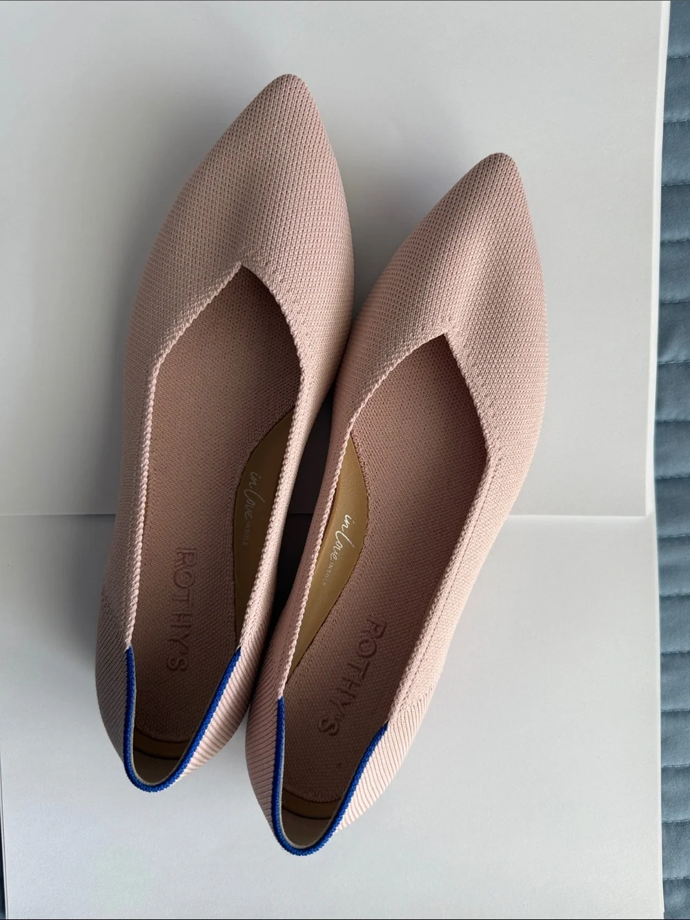 Rothy's Pointe Pink Ballet Flats